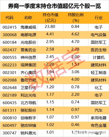 券商最新持股动态揭秘，深度剖析与前景展望